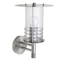 Außenwandlampe Miko, Edelstahl mit Bewegungssensor