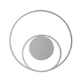 Lindby LED-Deckenlampe Emisua CCT dimmbar silber