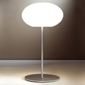 Casablanca, Casablanca Aih Tischleuchte, Ø 28cm weiß glänzend