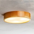 Deckenlampe Cleo aus Holz mit Diffusor, Ø 37,5cm