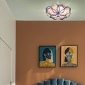 Slamp La Vie Deckenleuchte multiblau handgefertigt