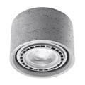Aufbau-Deckenspot Solana Beton rund einflammig