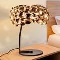 LED-Tischleuchte Narisa roségold/braun