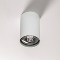 Aufbau-Deckenspot Tubo Ø 12cm, weiß