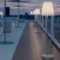 Lola Slim 120 anthrazit Solar+Batterie Outdoorstehleuchte Newgarden
