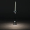 LED-Akku-Tischlampe Cassis, silberfarben, Alu, IP54, CCT