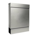 Radius Letterman M Briefkasten mit Zeitungsfach Edelstahl