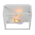 Deckenlampe Carlyn Badezimmer zweiflammig weiß