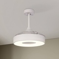 LED-Deckenventilator Coin Mini weiß DC leise Ø 91 cm CCT