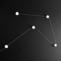 LED-Wandleuchte Giro mit Schalter, fünfflammig