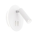 LED-Wandleuchte Lenny mit 2 Lichtquellen, weiß