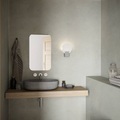 LED-Wandleuchte Hester, IP44, weiß