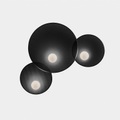 LEDS-C4, LEDS-C4 Trip Wandlampe 3-flammig schwarz