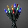 Bunte LED-Lichterkette, 100-flammig 16,35m