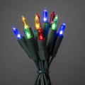 Bunte LED-Lichterkette, 10-flammig 2,85m