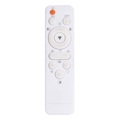 GLOBO ANDI Deckenleuchte Metall weiß, Acryl satiniert, Sparkle Dekor, CCT 3000-6500K,