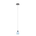 Bover Drip S/01L LED-Hängeleuchte aus Glas, blau