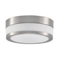 Bad-Deckenlampe Flavi, nickel matt