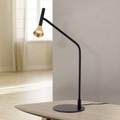 LED-Tischlampe Odeon, schwarz, schwenkbar