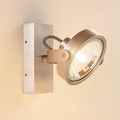 Alufarbener LED-Strahler Lieven