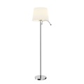 Benjiro - Stoff-Stehlampe mit LED-Leselicht