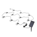 Lindby Grischa Solar-LED-Lichtkette, 10-flammig