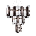 Slamp La Lollo XL LED-Hängelampe, Ø80cm, zinn-weiß
