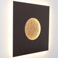 J. Holländer, LED-Wandleuchte Luina, 80x80cm, innen gold