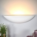 Schalenförmige Gips-Wandlampe Guilia