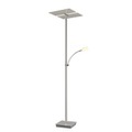 Lucande LED-Deckenfluter Parthena, nickel