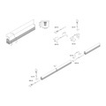 LED-Lichtleiste EcoLite F HO Anbau, 4.000K, 90cm