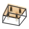 Lindby Miravi Deckenlampe, Goldfolie, vierflammig