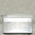 Zeitlose LED-Wandleuchte Arcos, IP20 150 cm, chrom