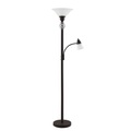 Lampenwelt.com, LED-Deckenfluter Dunja mit Leselampe