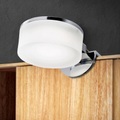 LED-Spiegelaufsteckleuchte Noah, IP44, rund
