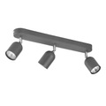 Deckenspot Top, dreiflammig, graphit