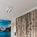 Deckenleuchte Halogen GU10 EEK: abhängig v. Leuchtmittel (A++ - E) 150 W SLV Kardamod 117111 Weiß