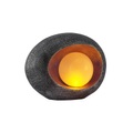 Lindby Tigran LED-Solarleuchte, silber, blau
