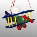 Bunte Hängeleuchte Flugzeug