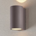 LINDBY, LED-Außenwandleuchte Katalia Beton, zweiflammig