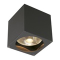Außenwandleuchte Halogen, LED GU10 75 W EEK: abhängig v. Leuchtmittel (A++ - E) SLV Big Theo 229565 Anthrazit