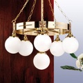 ELEGANZIA - formvollendeter Luster in Messing