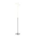 Lucande Serpentina LED-Stehleuchte in Chrom