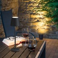 LED-Tischleuchte 5099, Akku, IP54, dimmbar, silber