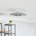 Starluna Leoman LED-Deckenventilator, schwarz