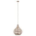 Hängeleuchte Bolita aus Holz, Ø 42 cm