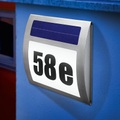 Esotec, LED-Hausnummernleuchte Wave - solarbetrieben