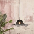 GOOD & MOJO Ibiza Hängelampe Ø 65 cm schwarz