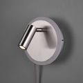 Trio Lighting, LED-Wandleuchte Jordan, zweiflammig, nickel