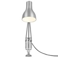Anglepoise Type 75 Tischlampe Schraubfuß silber